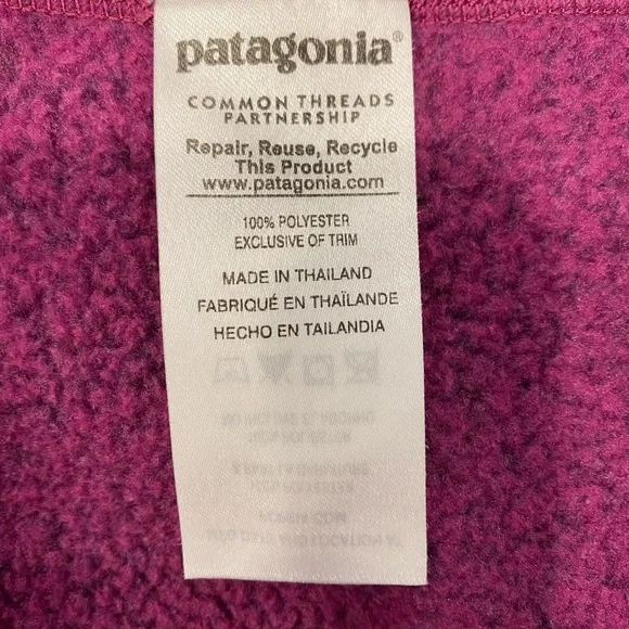 Women’s Patagonia Better Sweater 1/4 zip pullover Size Small. - Picture 8 of 9
